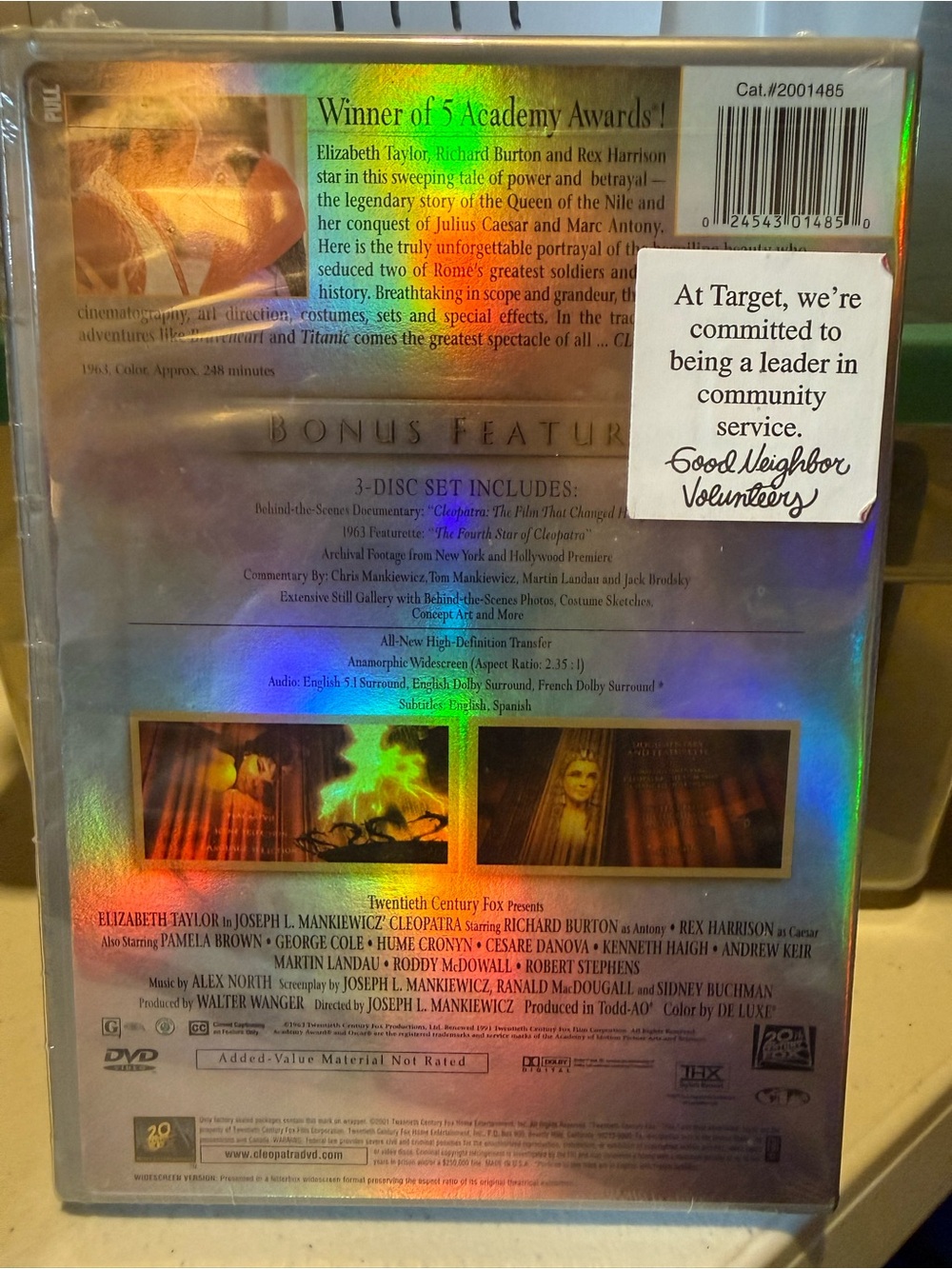 Cleopatra DVD Remastered THX Edition Sealed New - Picture 2 of 3